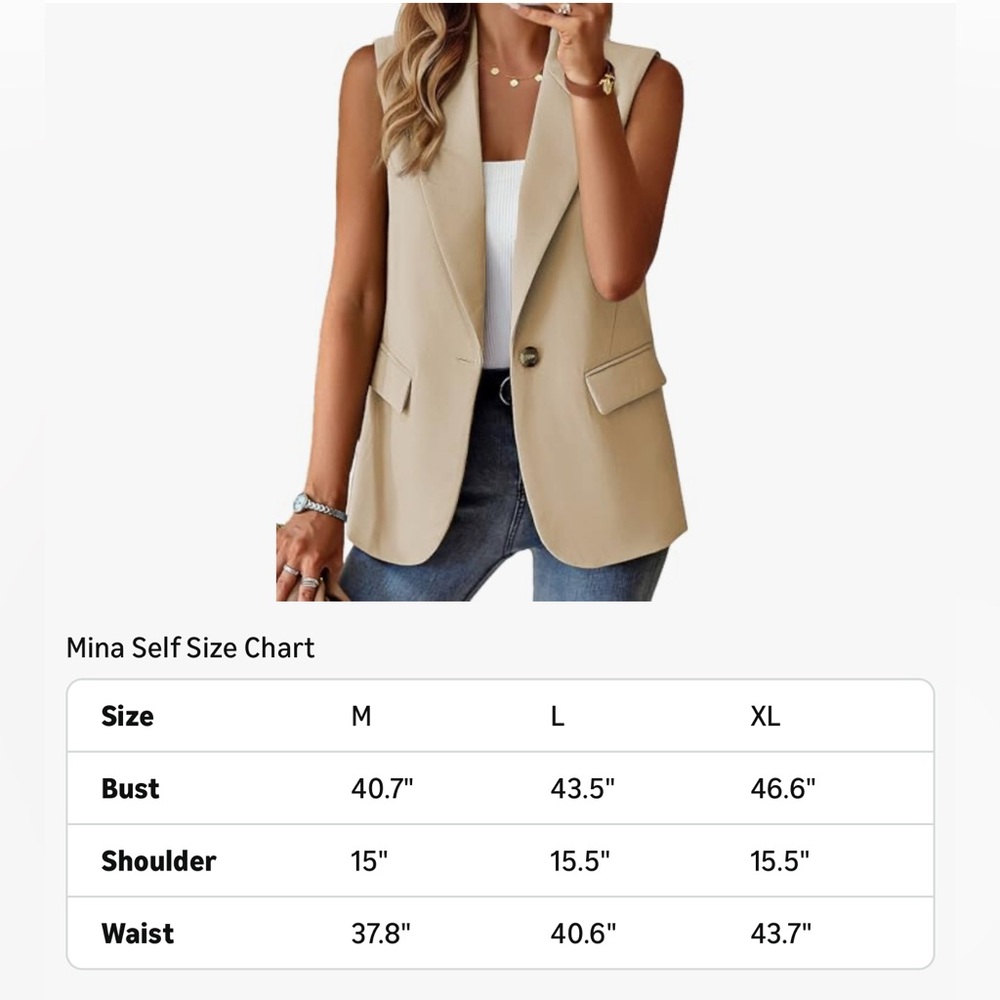 Timeless Business Casual Design Vest - Elevate your wardrobe! Large - Picture 5 of 5